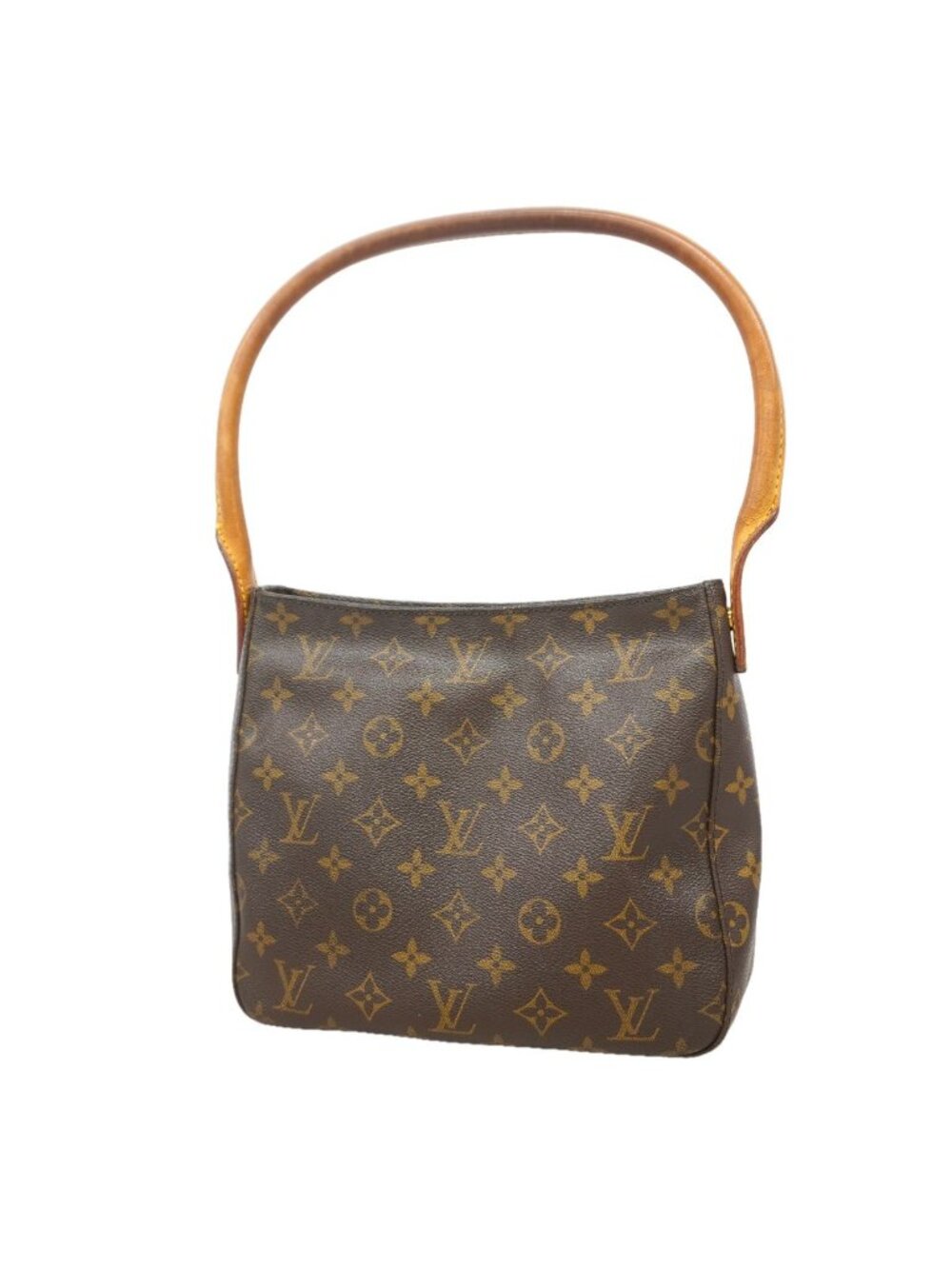 Louis Vuitton Shoulder Bag Monogram Looping MM Brown